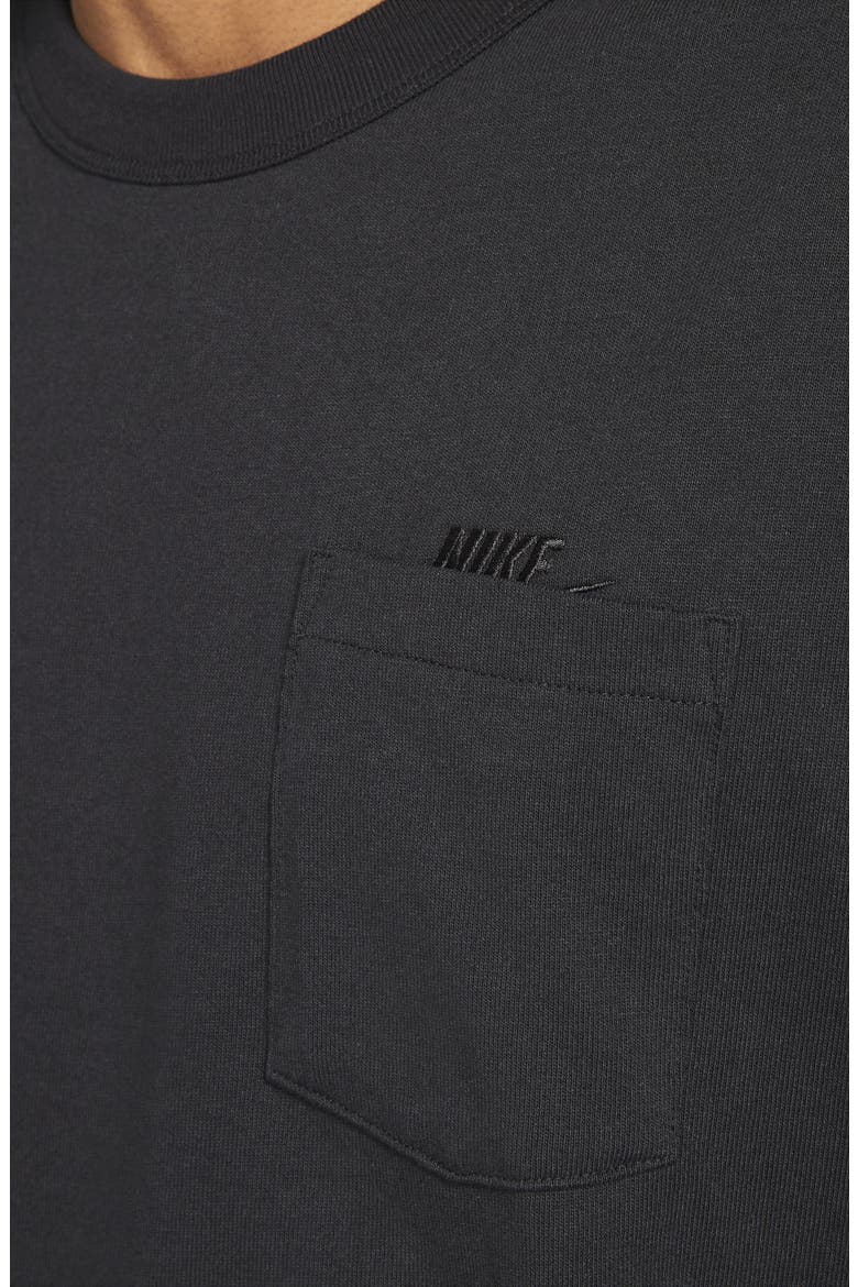 Sportswear Max 90 Long Sleeve Pocket T-Shirt, Alternate, color, BLACK/ BLACK