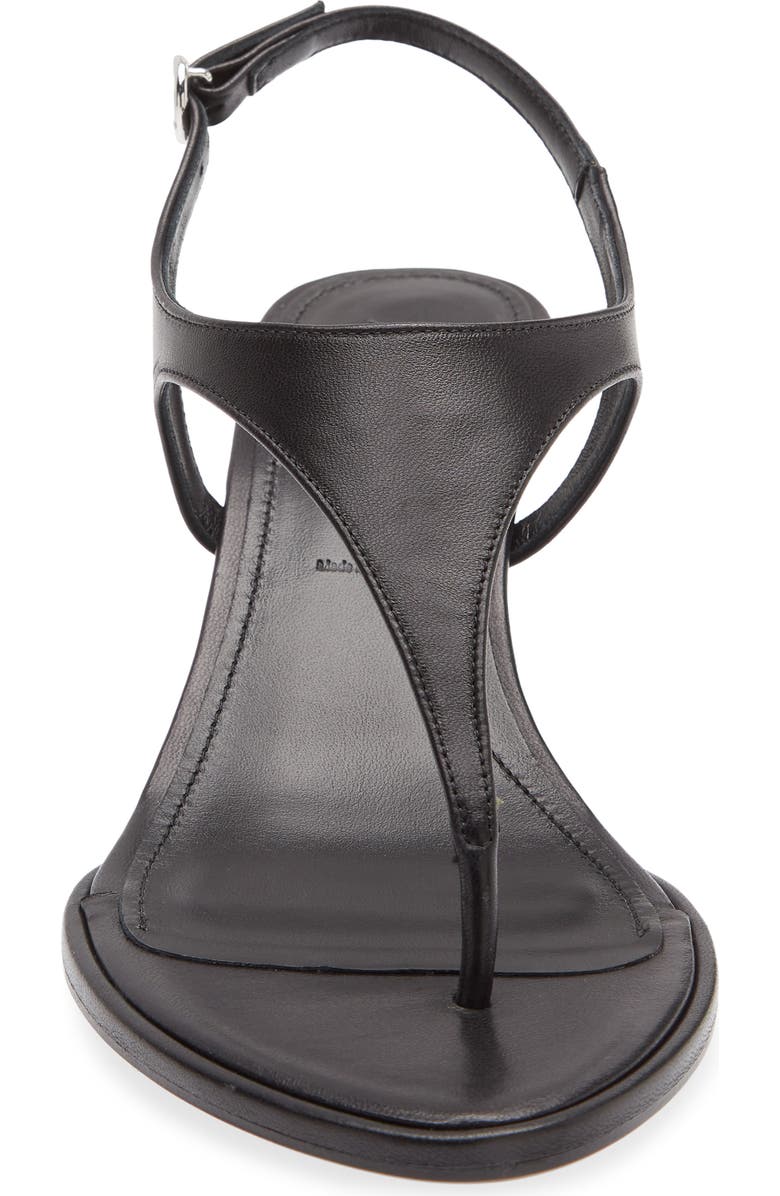aeyde Roose Slingback Wedge Sandal, Alternate, color, Black