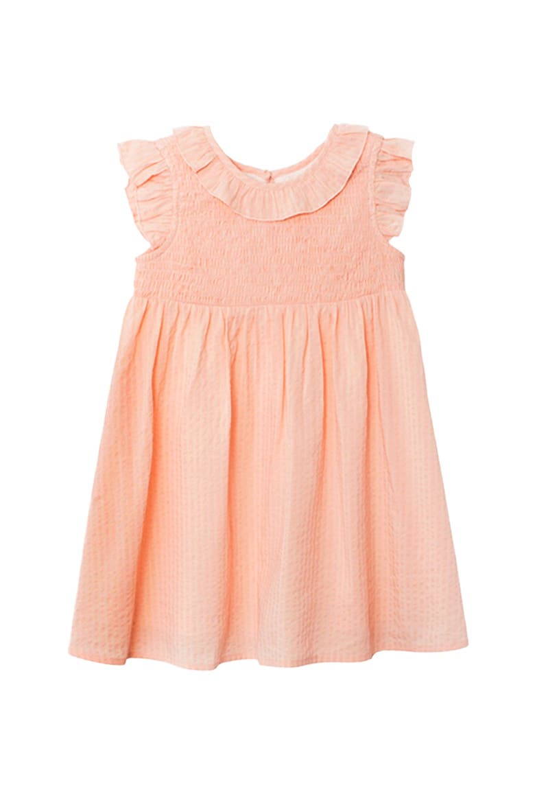 Jane Ruffled Short Sleeve Dress, Main, color, Pink