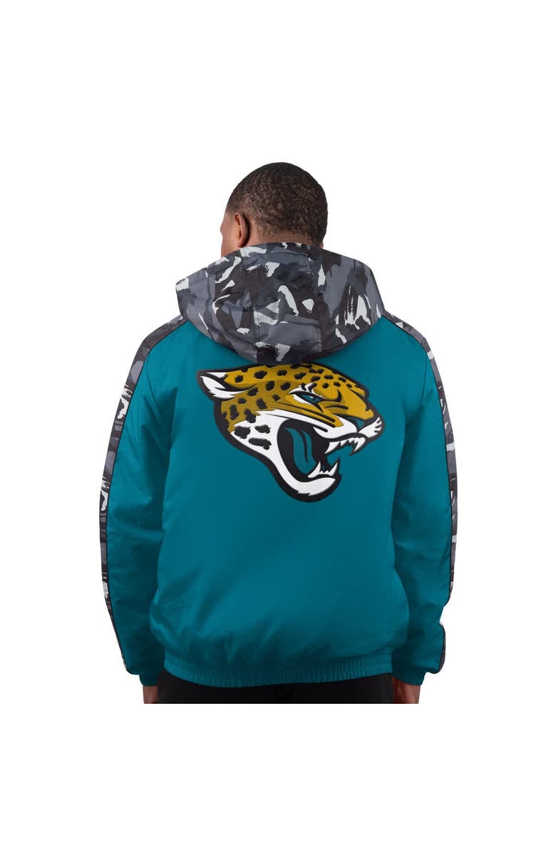 STARTER Men's Starter  Teal Jacksonville Jaguars Thursday Night Gridiron Full-Zip Jacket, Alternate, color, Teal