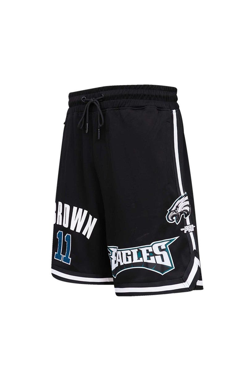 PRO STANDARD Men's Pro Standard A.J. Brown Black Philadelphia Eagles Player Name & Number Shorts, Alternate, color, Black