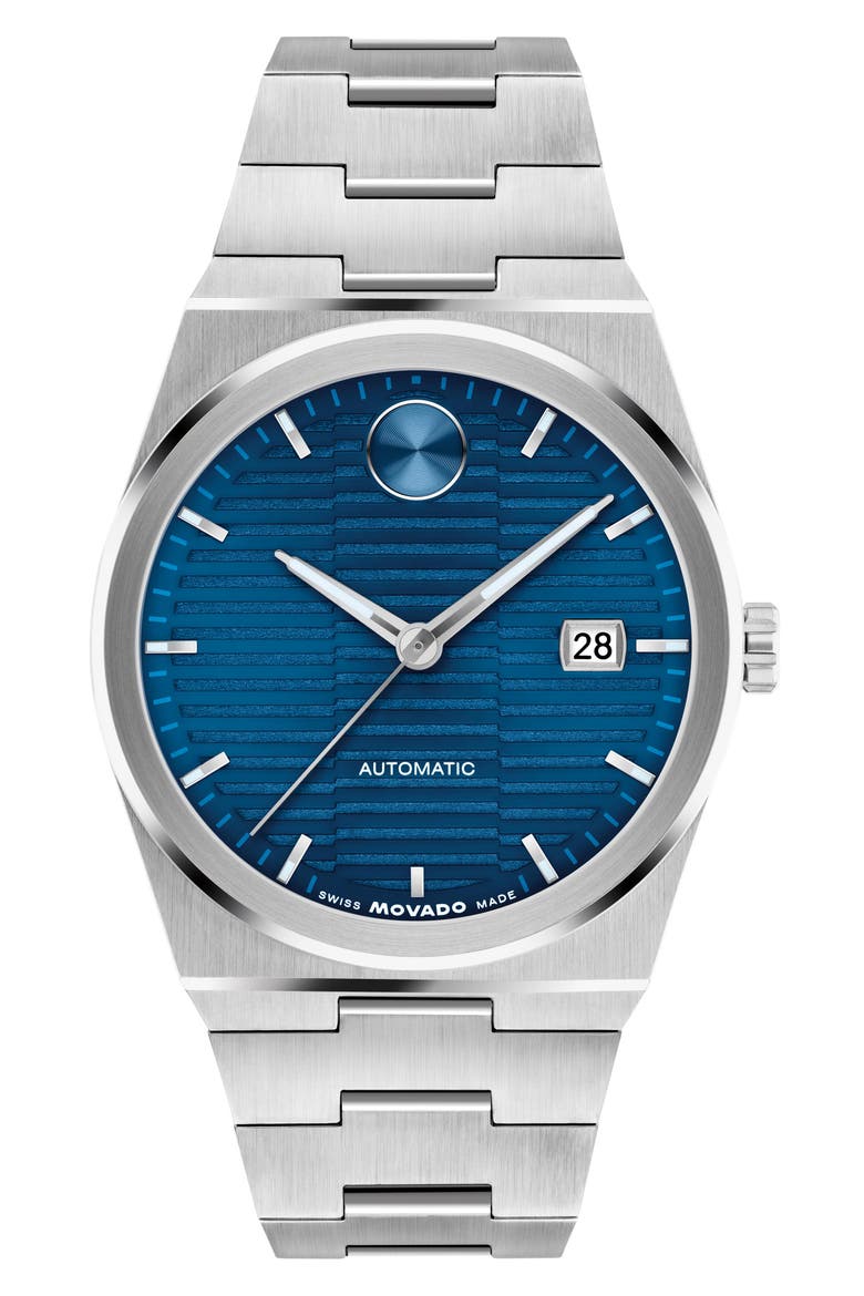 Bold Quest Bracelet Watch, 39mm, Main, color, BLUE