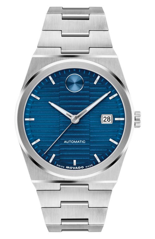 Movado Men's Bold Quest Swiss Automatic Stainless-steel Watch, 39mm In Blue