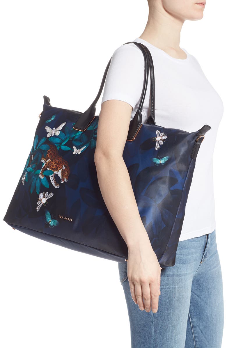 Ted Baker London Reetaa Houdini Large Nylon Tote, Alternate, color,