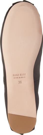 Logo Strap Ballet Flat