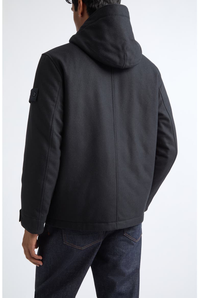 Wool Short Parka, Alternate, color, V0020 NAVY BLUE