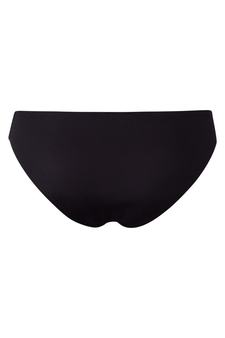 Invisible Touch High Cut Bikini, Alternate, color, BLACK