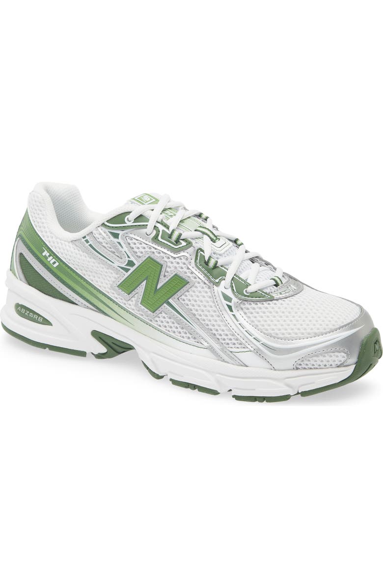 New Balance Gender Inclusive 740 Sneaker, Main, color, White/ Alpine Green