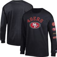 Champion Men's Champion Black San Francisco 49ers Seal Long Sleeve T-Shirt