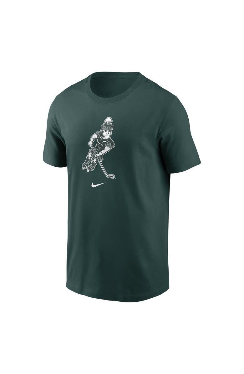 Nike Men's Nike Green Michigan State Spartans Hockey Sparty Sport T-Shirt, Alternate, color, Green