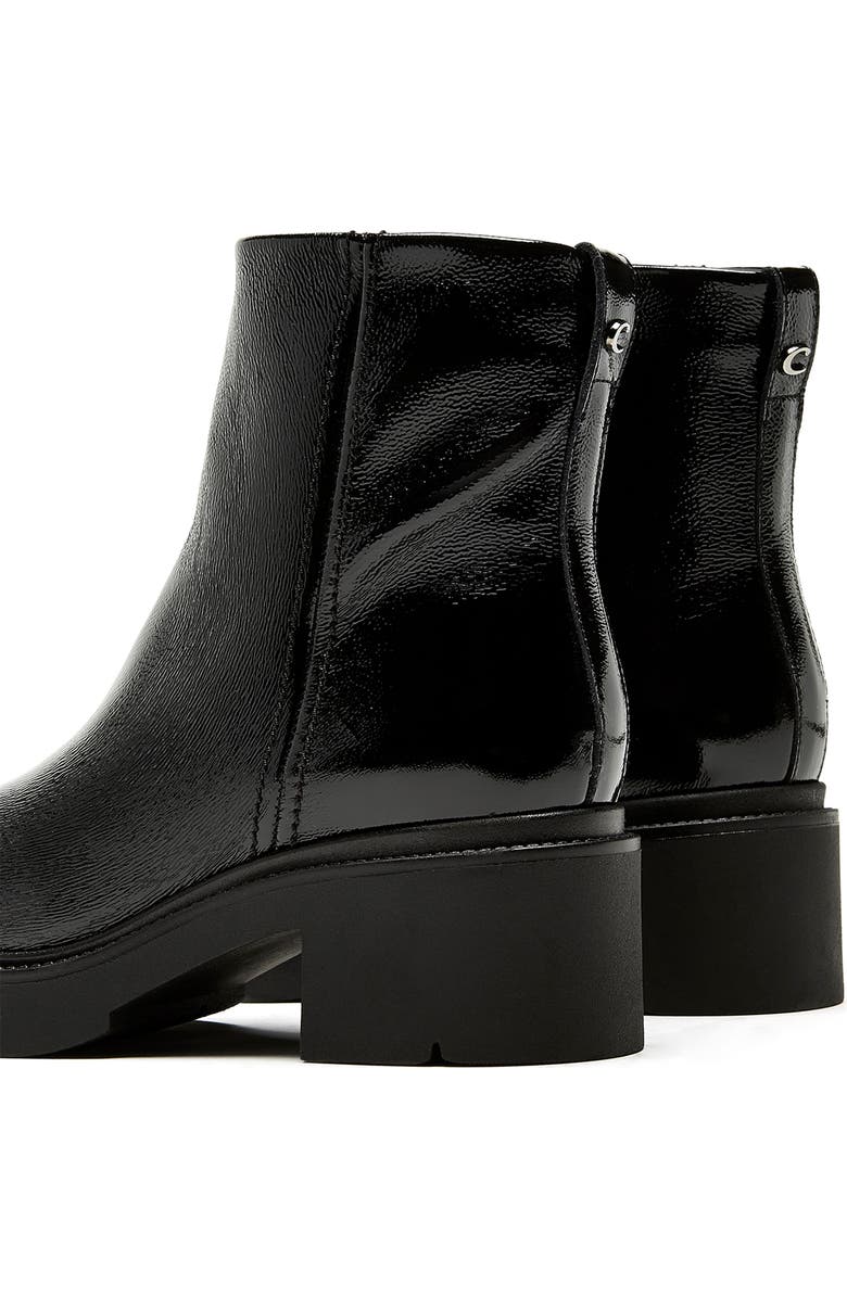 La Canadienne Alec Waterproof Platform Bootie, Alternate, color, Black Patent Leather
