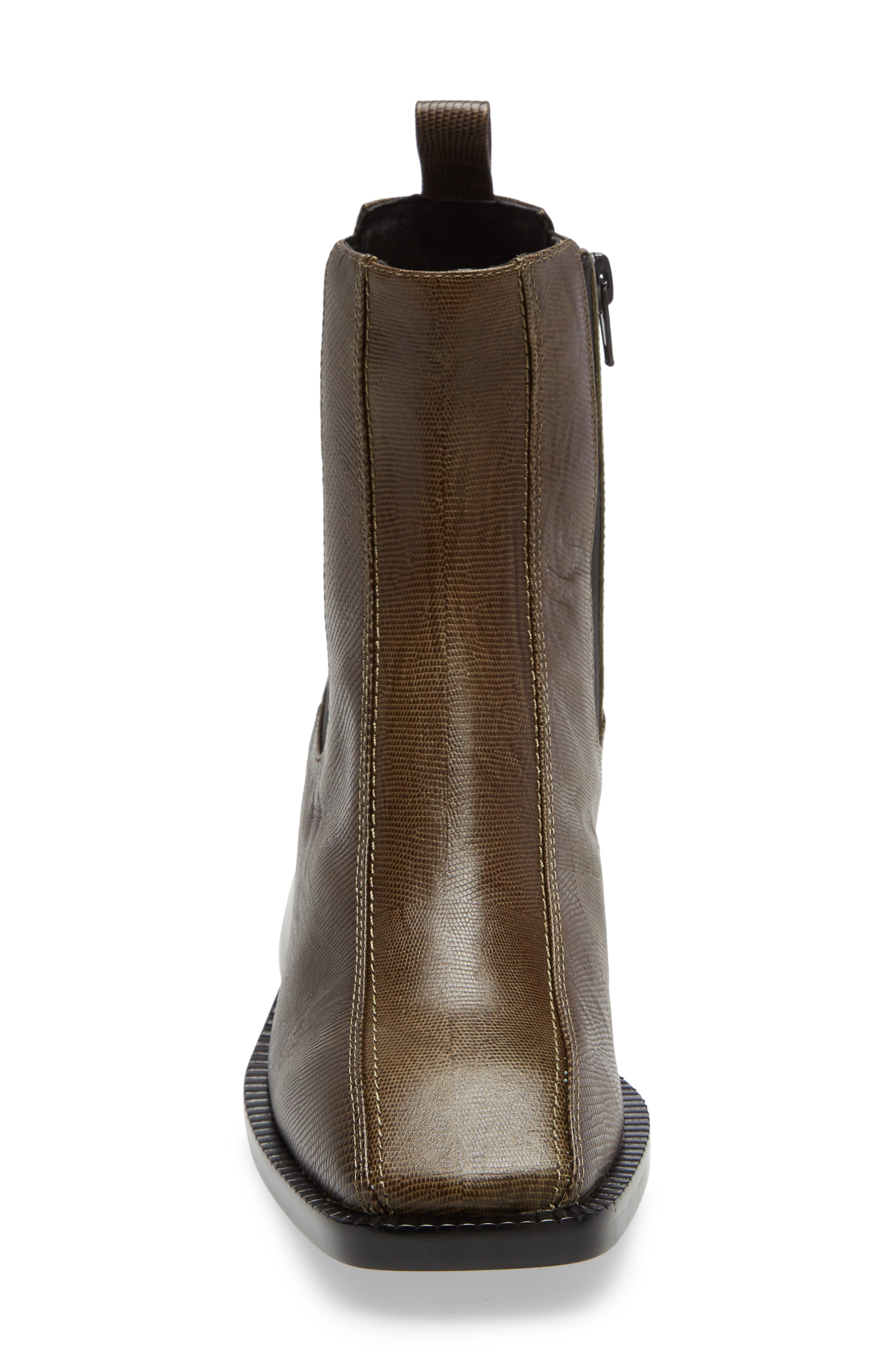 Lliam Chelsea Boot, Alternate, color, KHAKI LIZARD