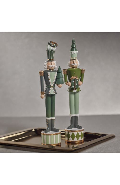 Zodax Clarence Nutcracker Soldier Figurine In Green