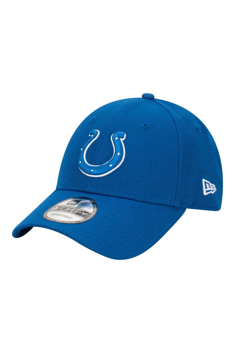 Men's New Era  Royal Indianapolis Colts Core Team 9FORTY Adjustable Hat, Main, color, Royal