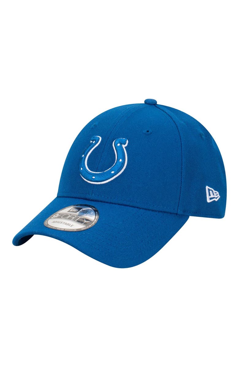 New Era Men's New Era Royal Indianapolis Colts Core Team 9FORTY Adjustable Hat, Main, color, Royal