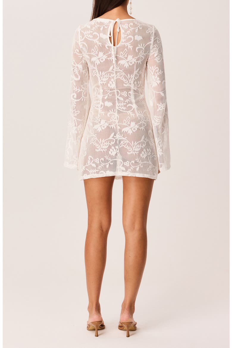 Lailani Lace Minidress, Alternate, color, WHITE