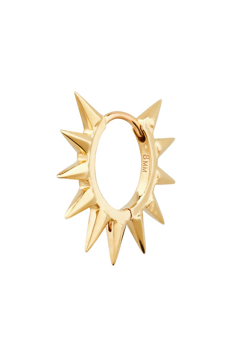 MARIA TASH Spiked Hoop Earring, Main, color, 14K Yellow Gold