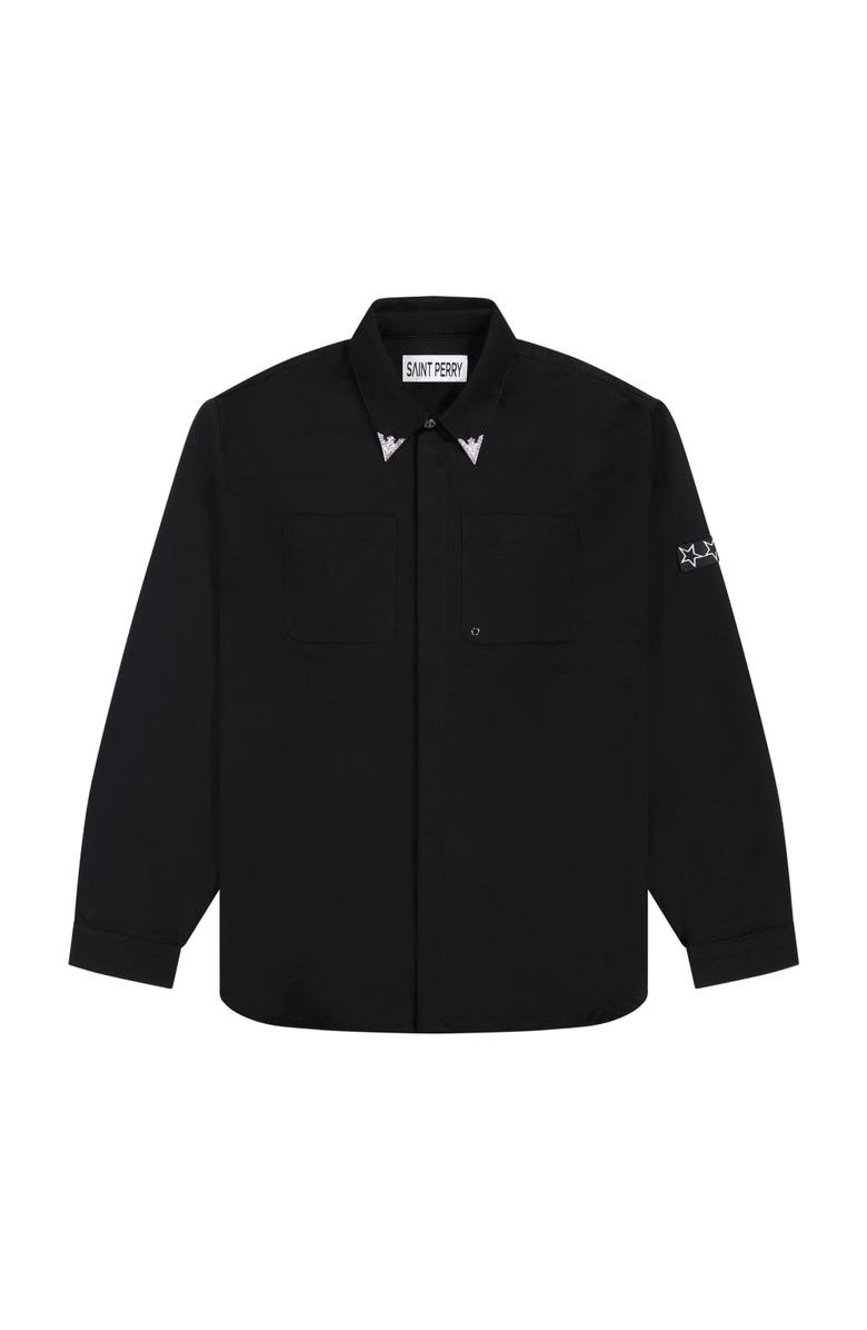 SAINT PERRY Kushner Shirt, Main, color, Black
