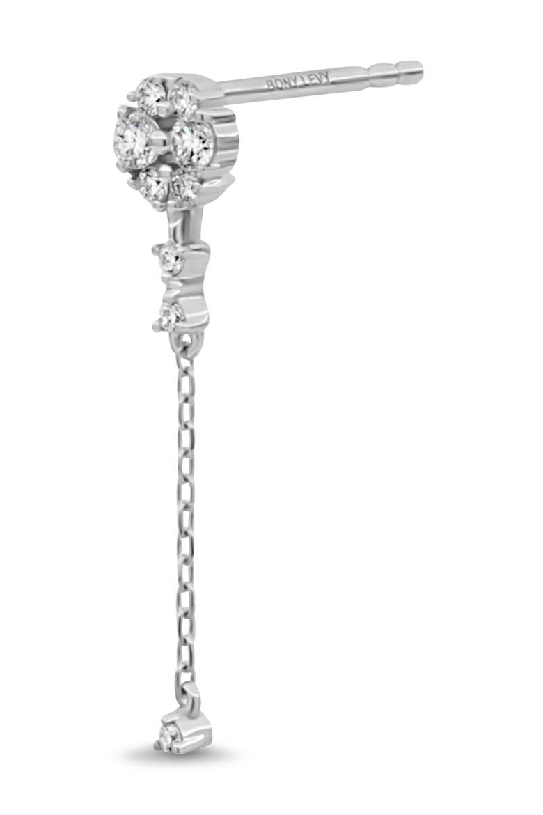 Liora Diamond Drop Earrings, Alternate, color, 18K WHITE GOLD