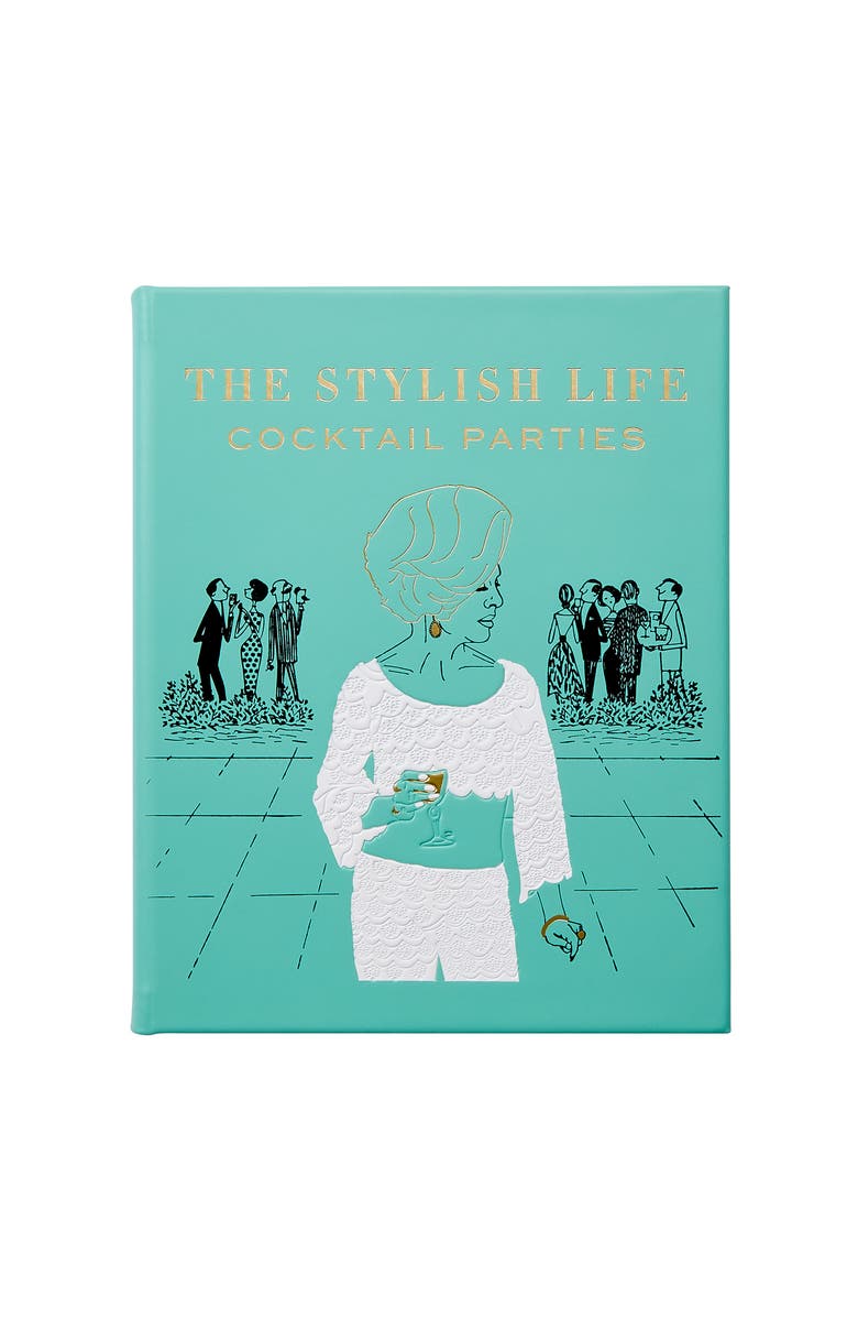 Graphic Image The Stylish Life Cocktail Parties Leather Edition, Main, color, Robin's Egg Blue