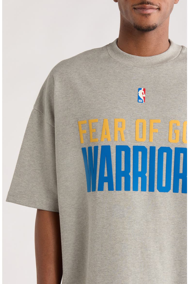 x NBA '90s Fit Warriors Graphic T-Shirt, Alternate, color, CONCRETE HEATHER