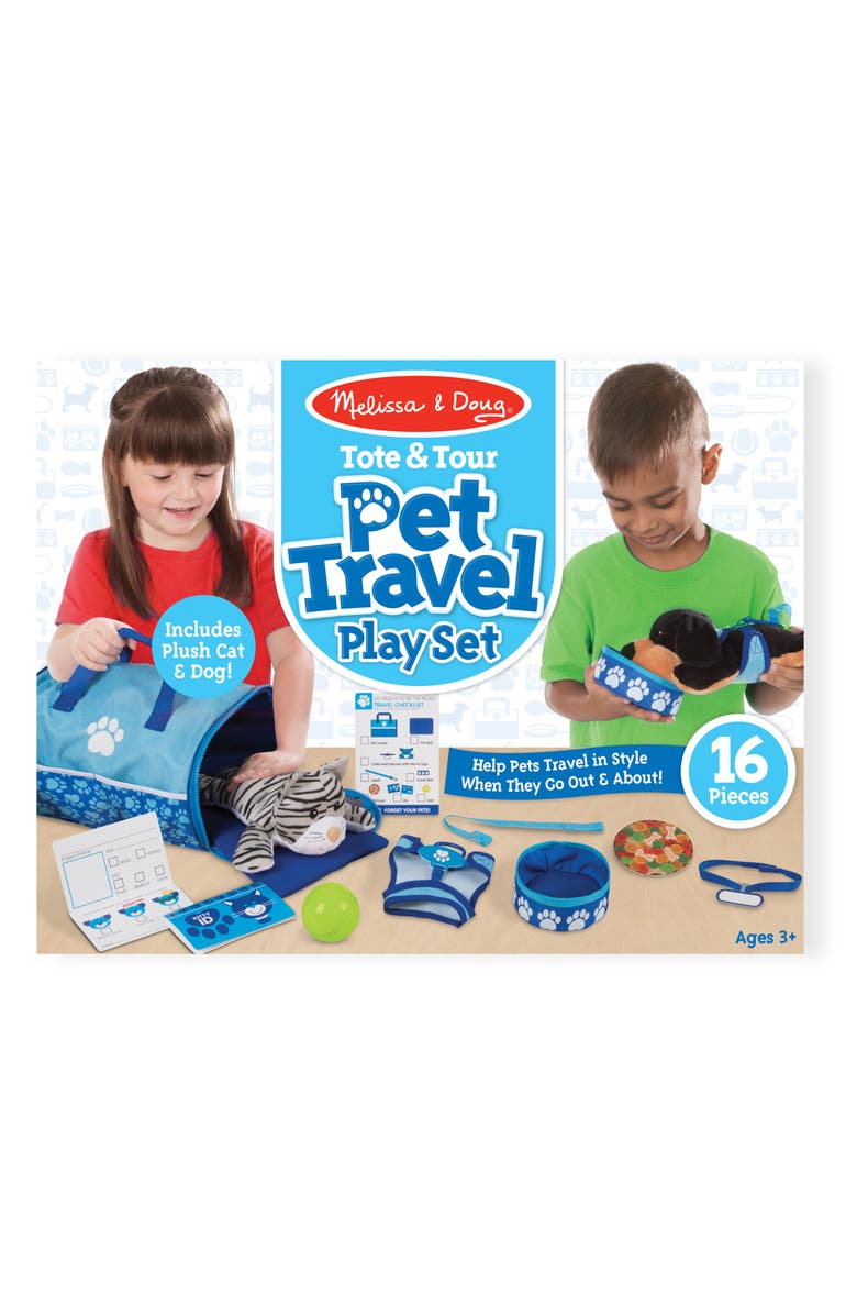 Melissa & Doug Pet Travel Playset, Main, color, 