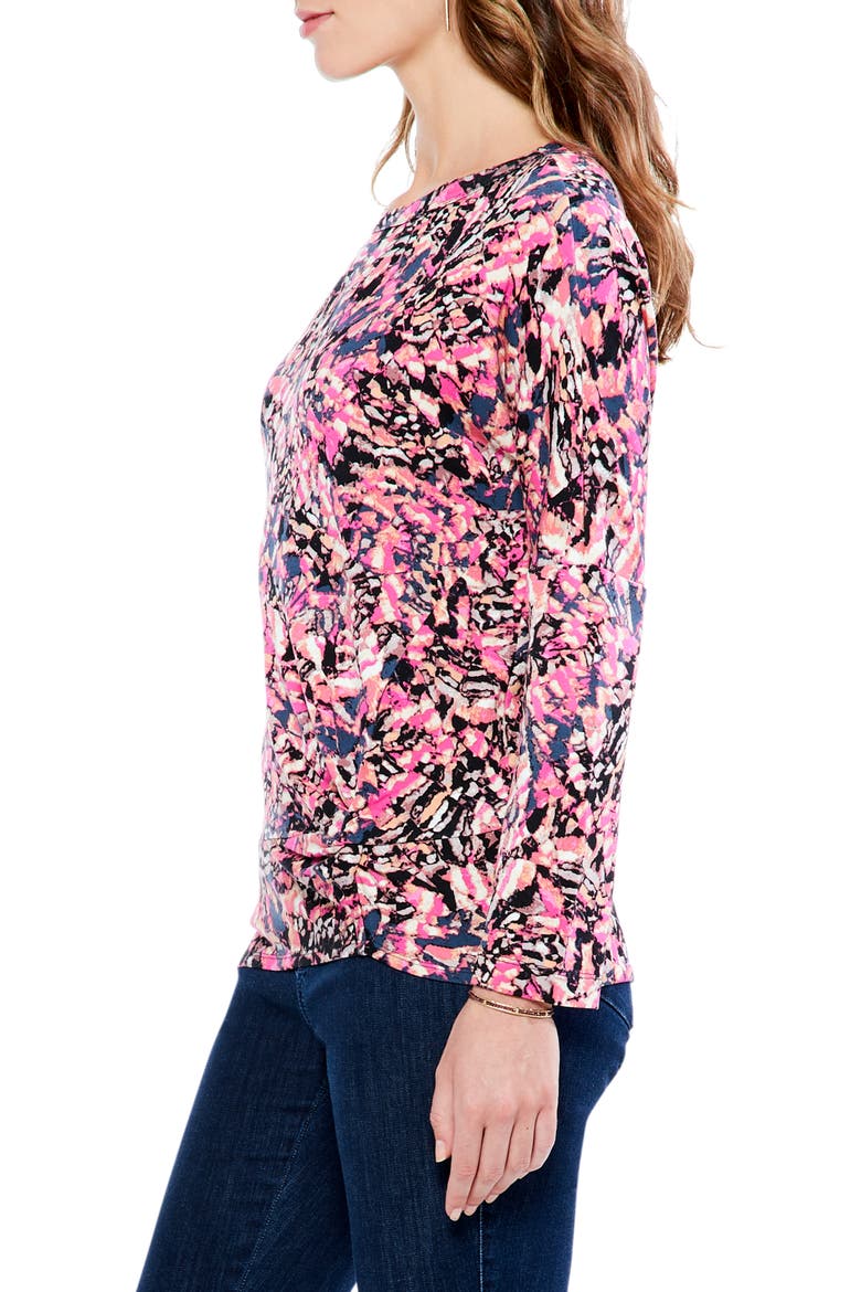 Kaleidoscope Long Sleeve T-Shirt, Alternate, color, PINK MULTI