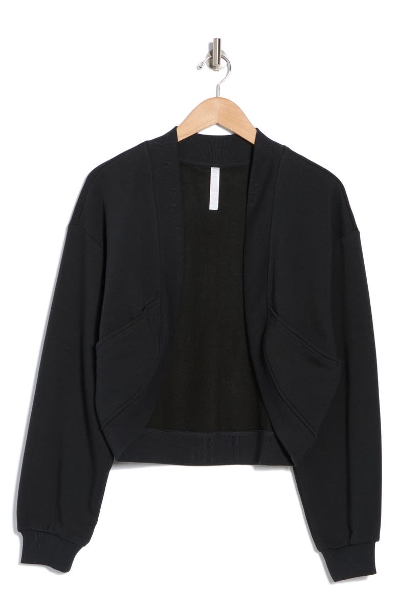 Feather Fleece Shrug Cardigan