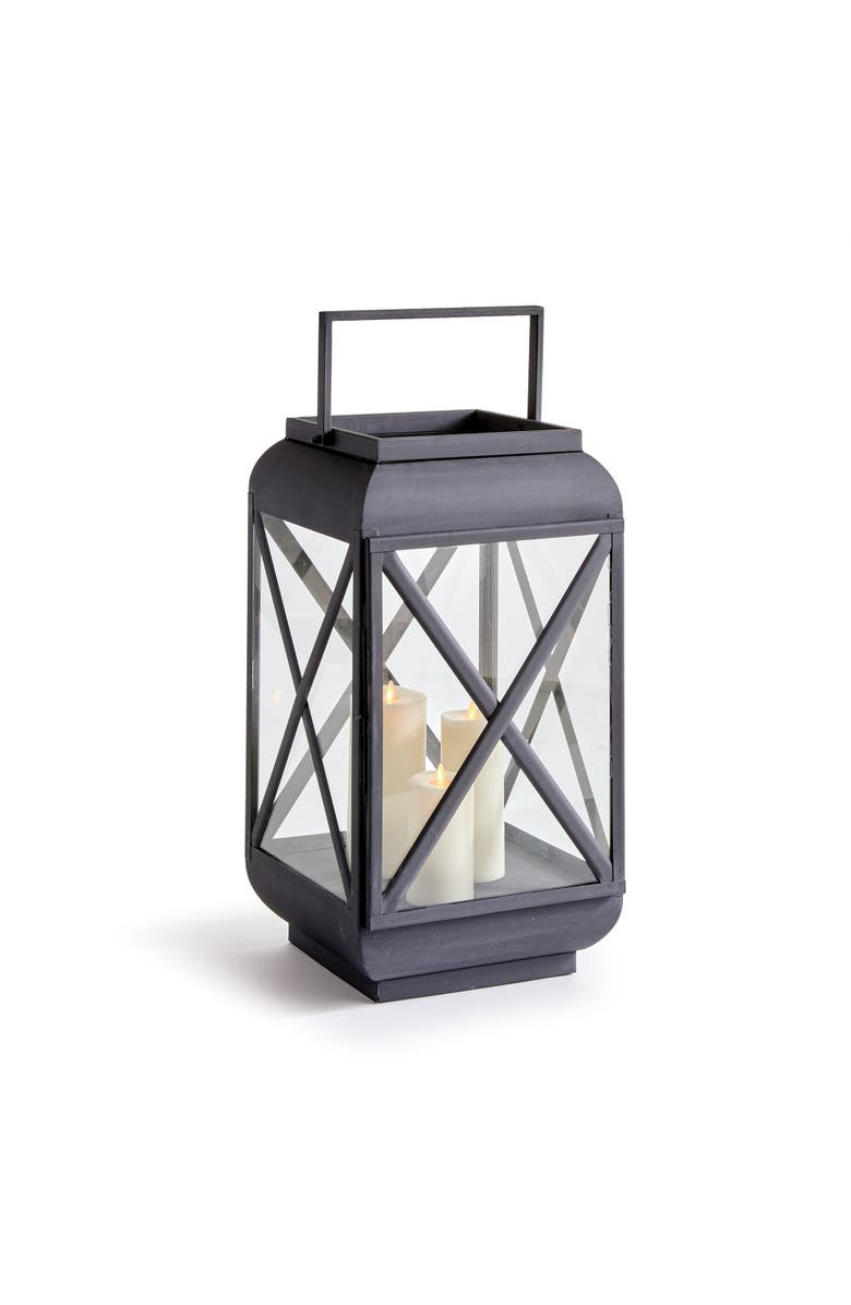 Napa Home & Garden Terrazza Outdoor Lantern Medium, Main, color, Gray