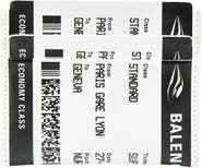 Balenciaga Boarding Pass Leather Card Case