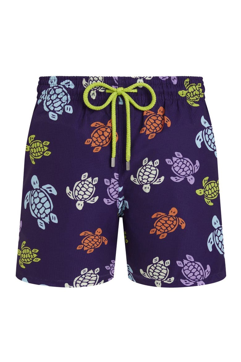 Micro-perforated Ultra-light and packable Swim Trunks, Alternate, color, Midnight Violet