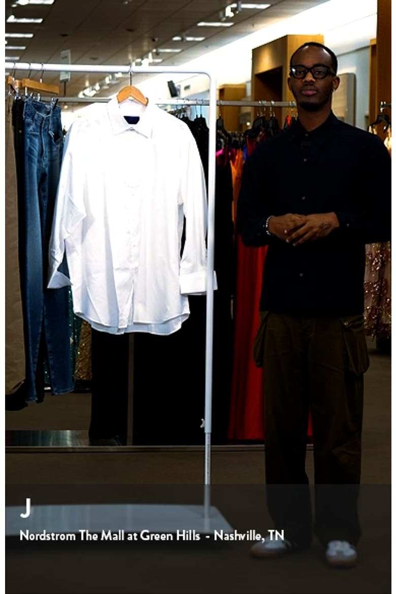 Horizontal Twill Regular Fit Tuxedo Shirt video