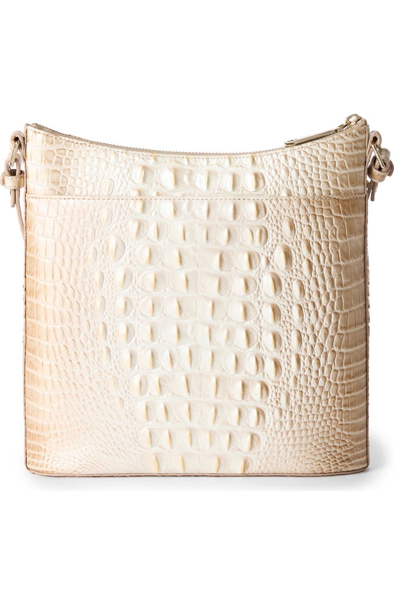 Brahmin Katie Croc Embossed Leather Crossbody Bag, Alternate, color, Contour