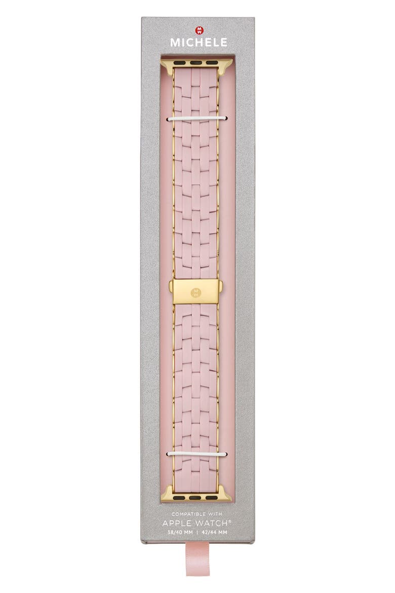 Silicone 20mm Apple Watch® Watchband, Alternate, color, PINK