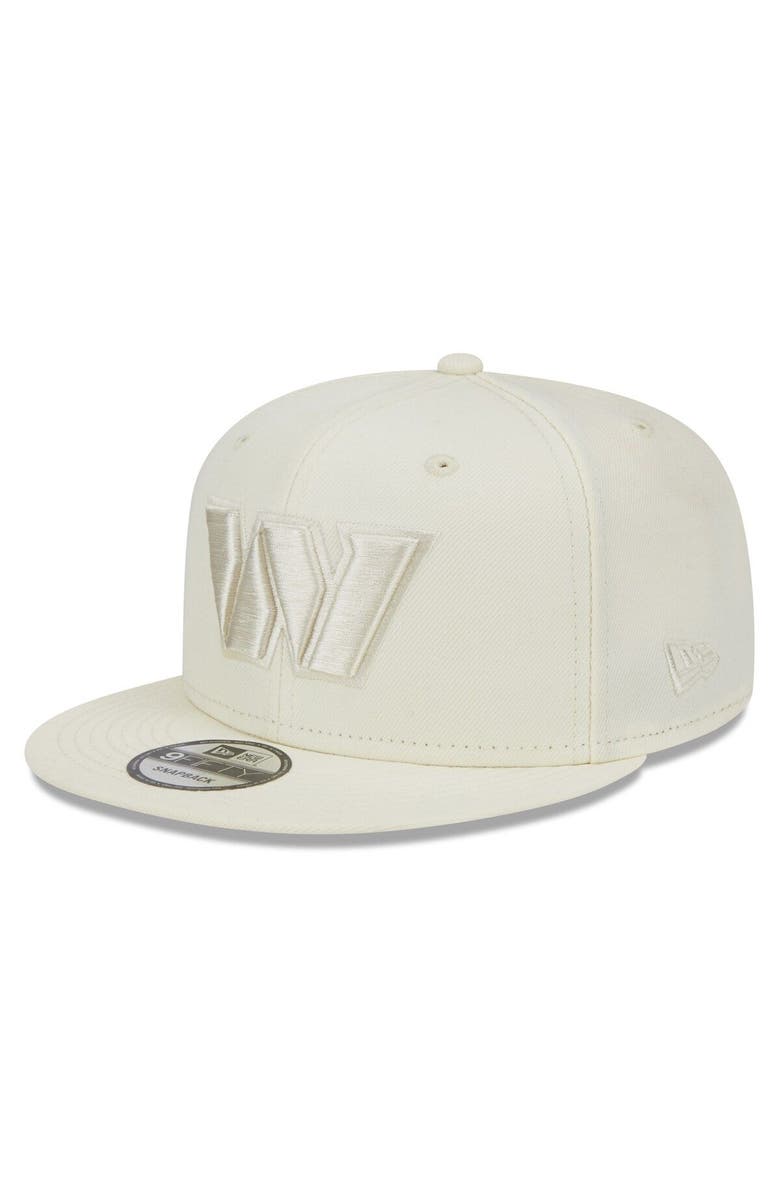 New Era Men's New Era Cream Washington Commanders Color Pack 9FIFTY Snapback Hat, Main, color,