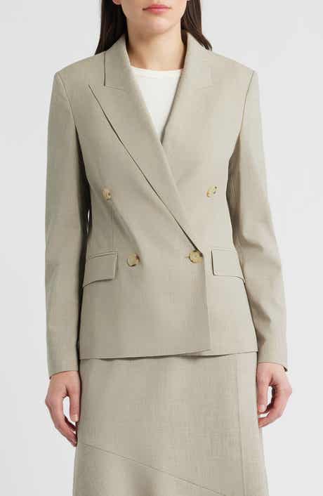 Jaleto Double Breasted Virgin Wool Blazer