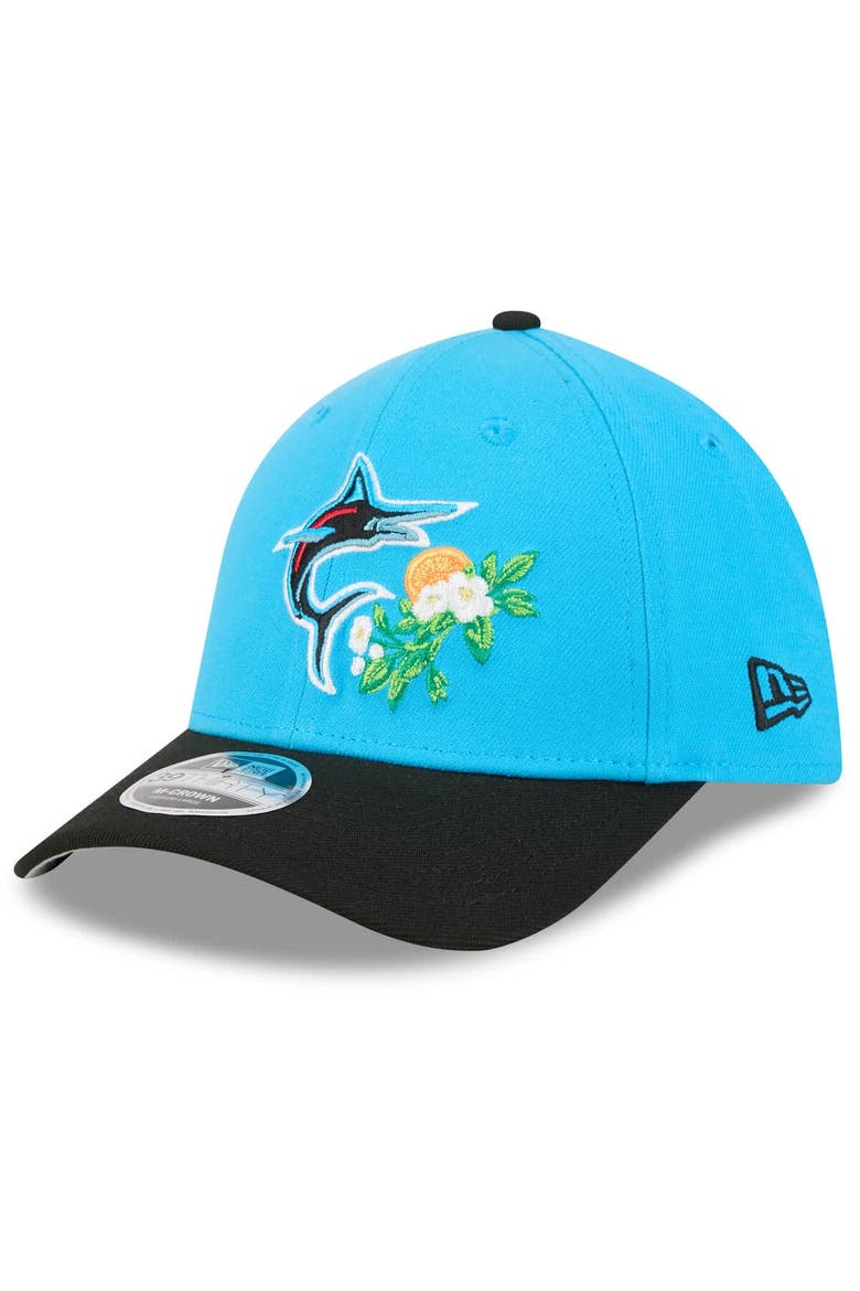 Men's New Era  Blue/Black Miami Marlins 2026 Spring Training M-Crown 39THIRTY Flex Hat, Alternate, color, Blue