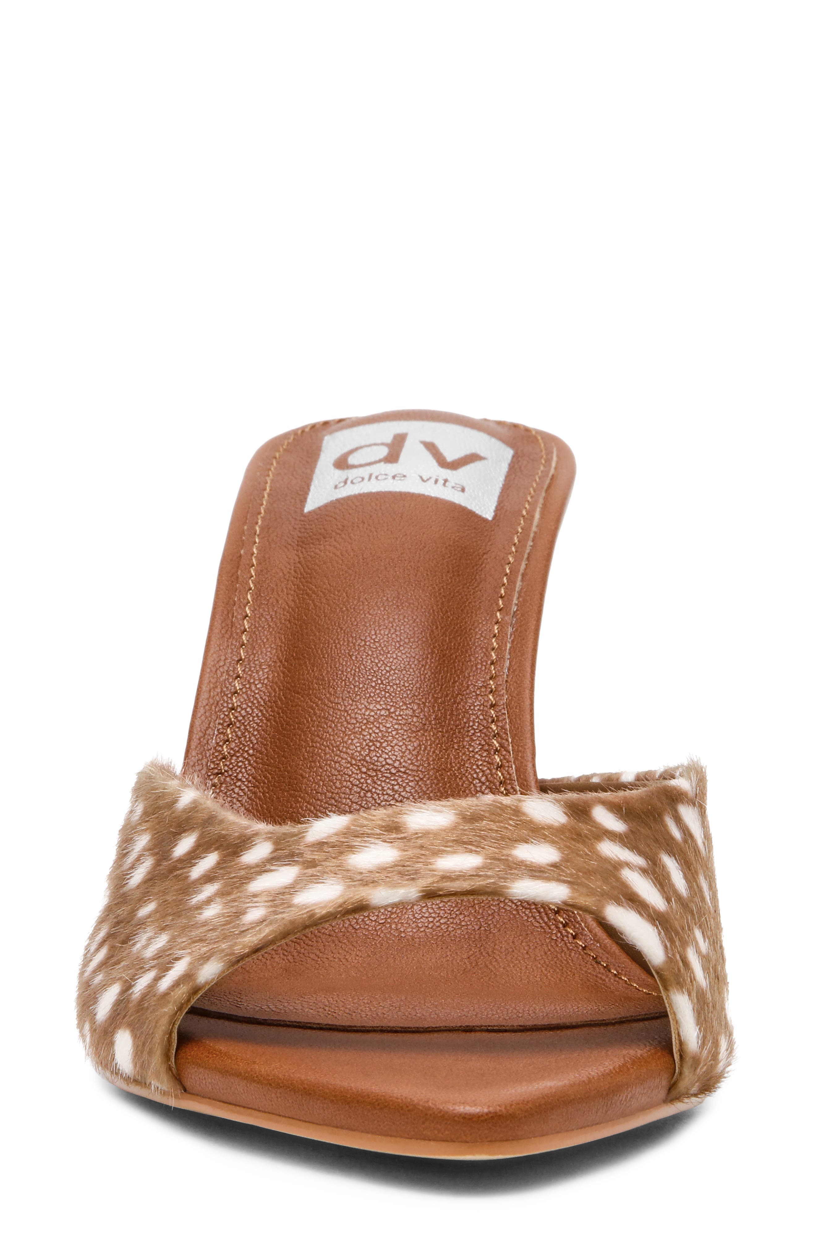 DV by Dolce Vita Svetlana Faux Leather Slide Sandal (Women) | Nordstromrack