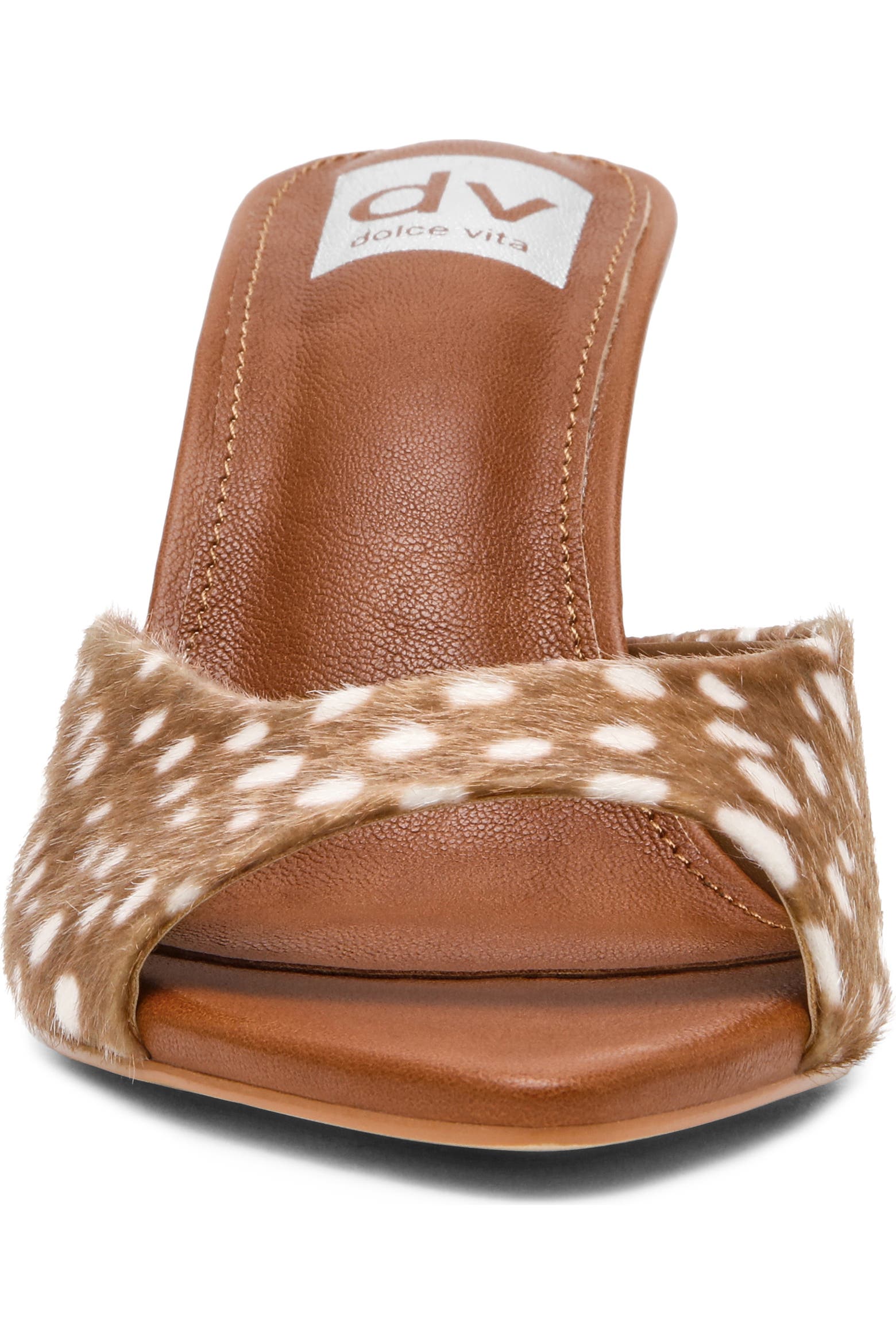 Fawn Hide Rug DV by Dolce Vita Svetlana Faux Leather Slide Sandal (Women) | Nordstromrack