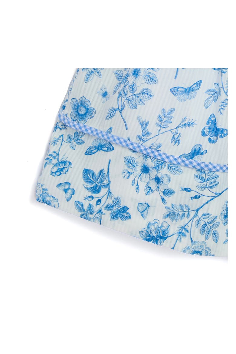 Kids' Rebecca Butterfly Toile Dress, Alternate, color, BLUE