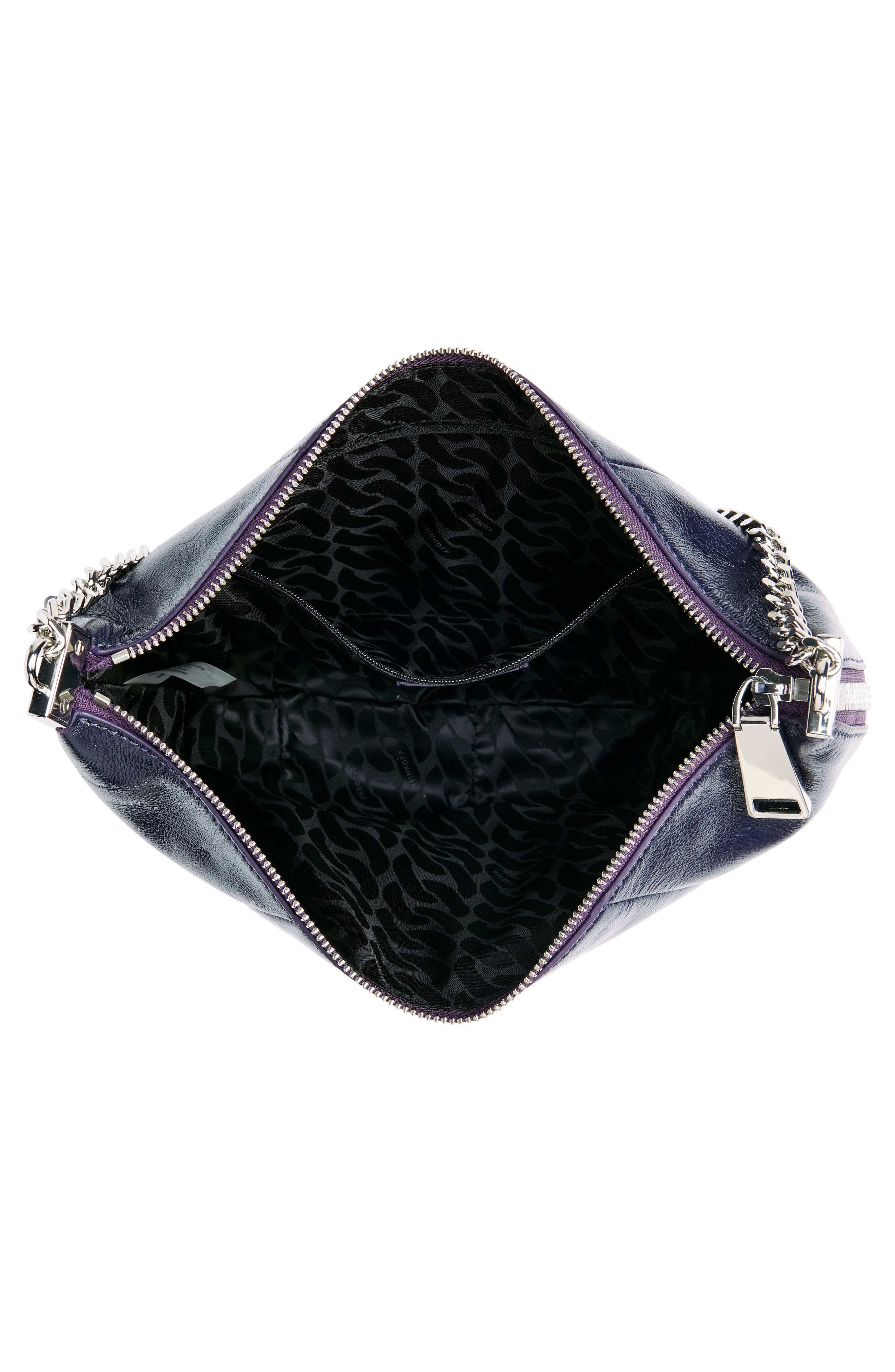 Rebecca Minkoff Zip Around Leather Crossbody Bag, Alternate, color, 