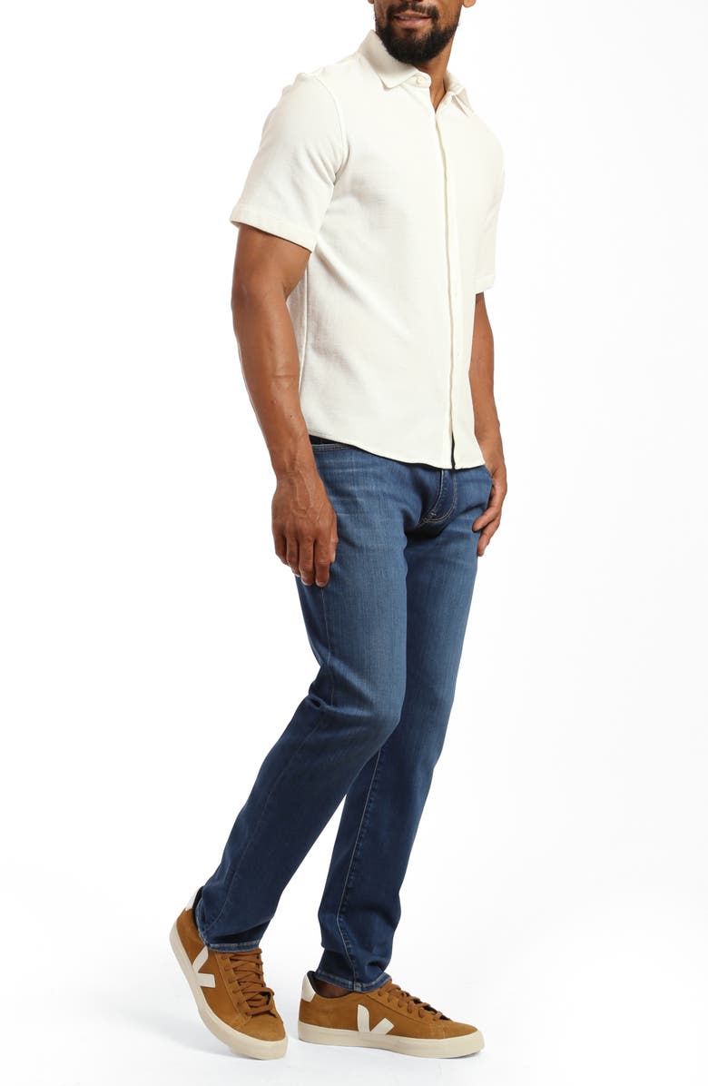 34 Heritage Champ Athletic Fit Tapered Jeans, Alternate, color, Ocean Refined