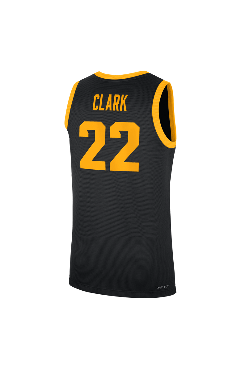 Nike Men's Nike Caitlin Clark Black Iowa Hawkeyes Home Replica Basketball Jersey, Alternate, color, Black
