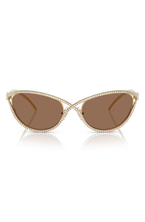58mm Cat Eye Sunglasses