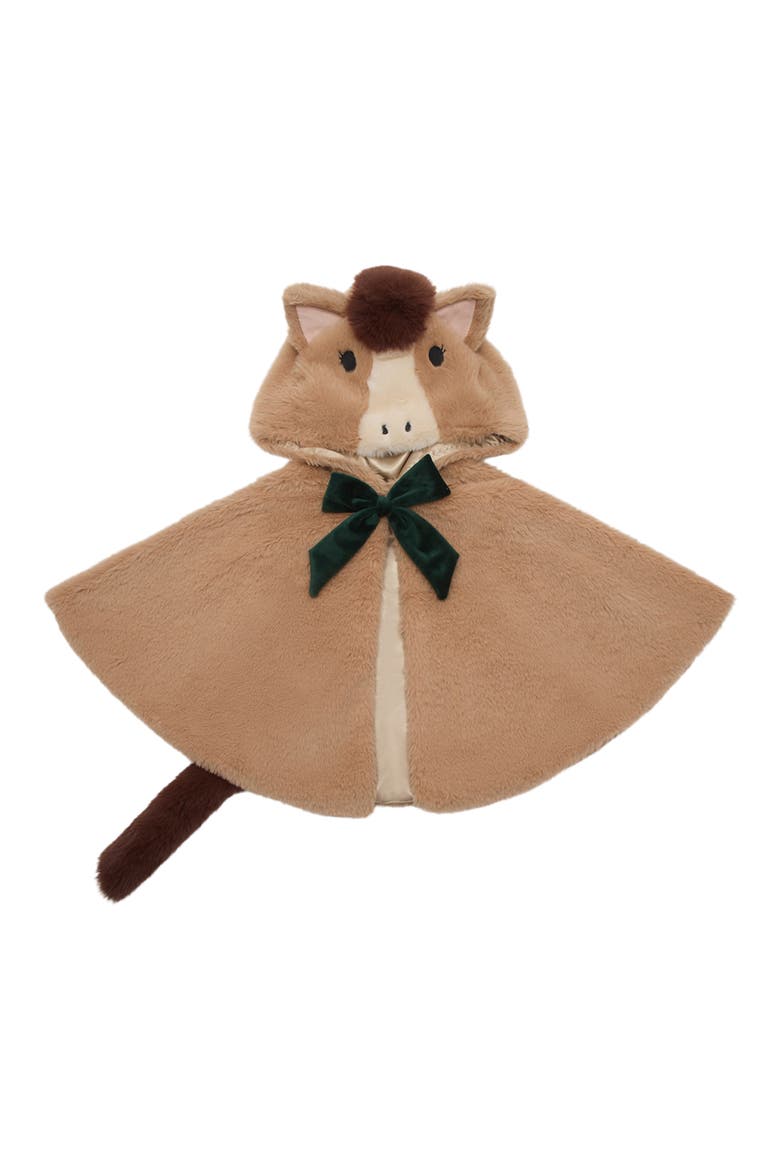 Kids' Horse Cape, Main, color, LIGHT/ PASTEL BROWN