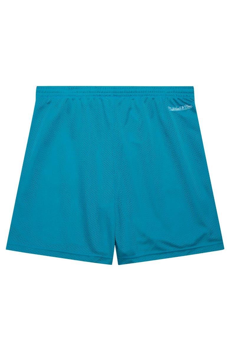 Mitchell & Ness Men's Mitchell & Ness Teal Charlotte Hornets Hardwood Classics Gameday Mesh Shorts, Alternate, color, 