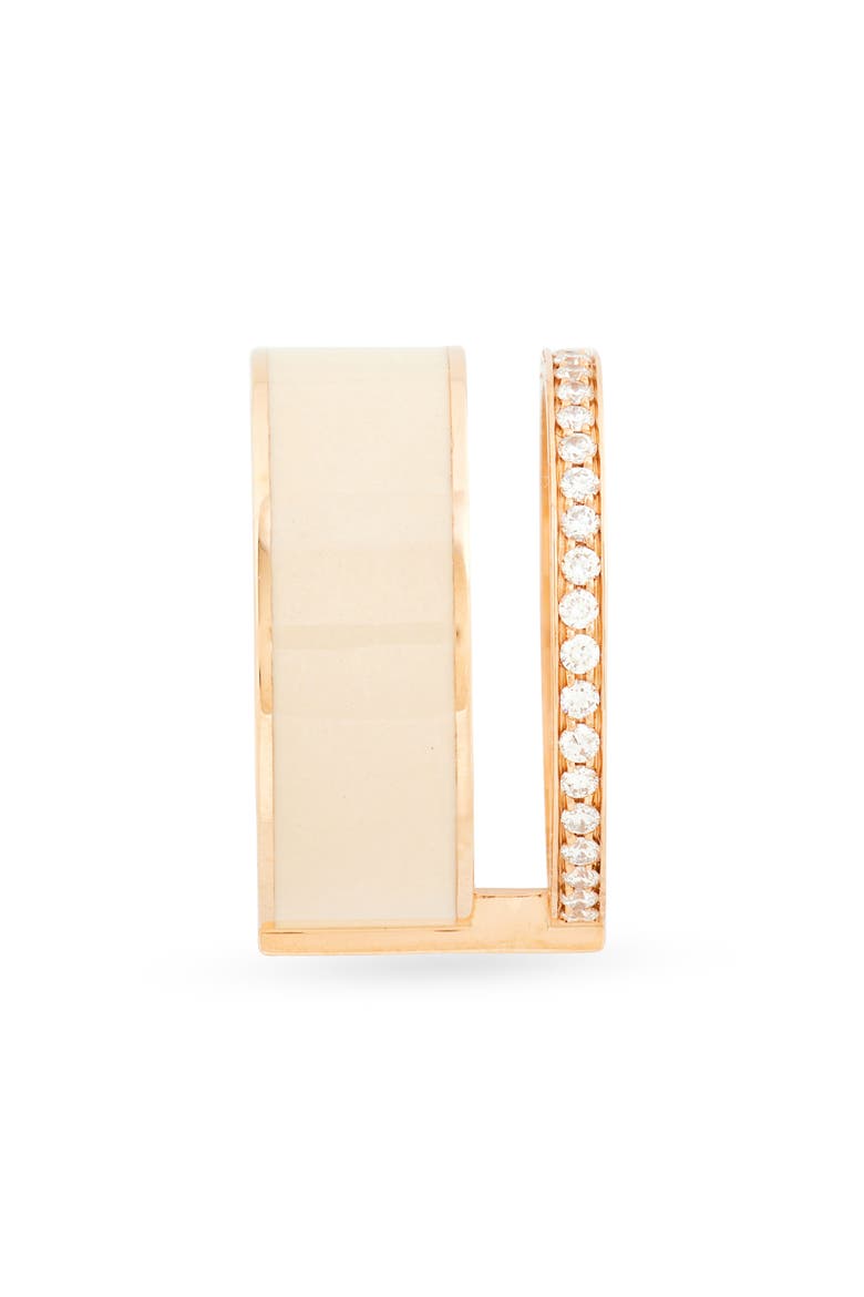 Berbere Chromatic Diamond Ring, Alternate, color, NUDE LAQUER