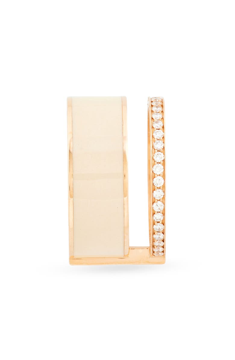 REPOSSI Berbere Chromatic Diamond Ring, Alternate, color, Nude Laquer
