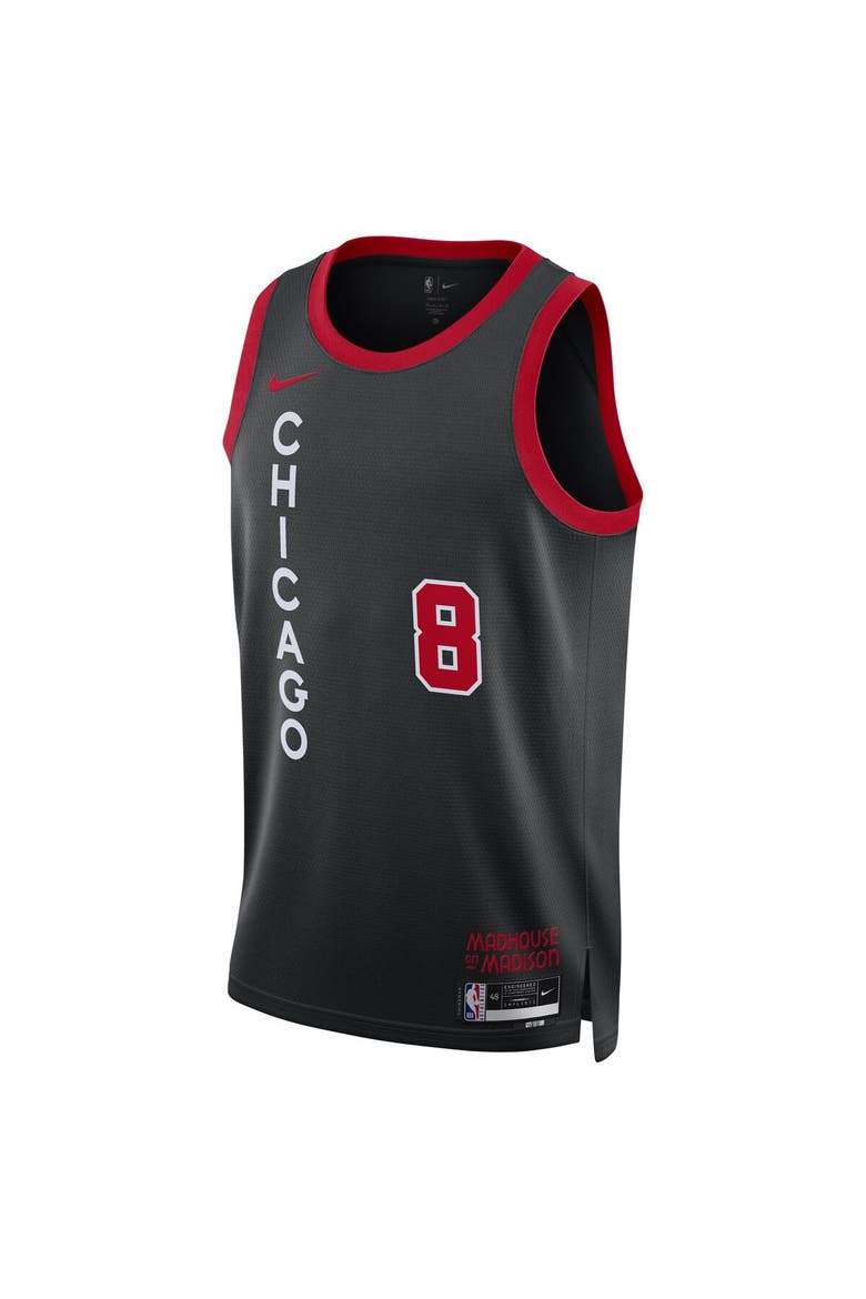 Unisex Nike Zach LaVine Black Chicago Bulls 2023/24 Swingman Jersey - City Edition, Alternate, color, Black