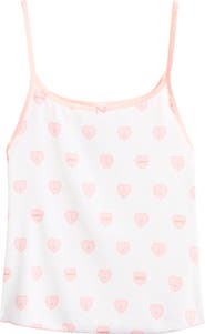 SKIMS Heart Print Stretch Cotton Tank